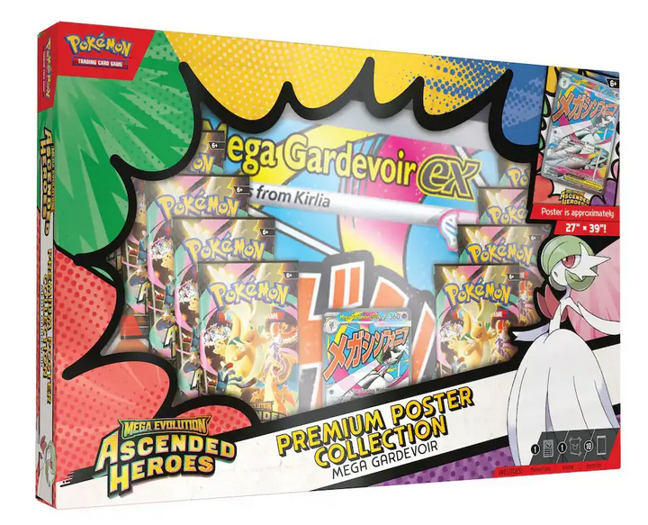 Pokémon Ascended Heroes Premium Poster Collection - Mega Gardevoir — sealed product kopen bij Trading Card Gentlemen