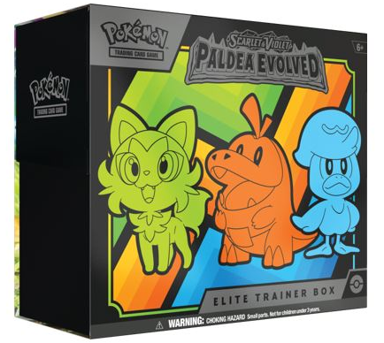 Pokémon Scarlet & Violet Paldea Evolved Elite Trainer Box — sealed product kopen bij Trading Card Gentlemen