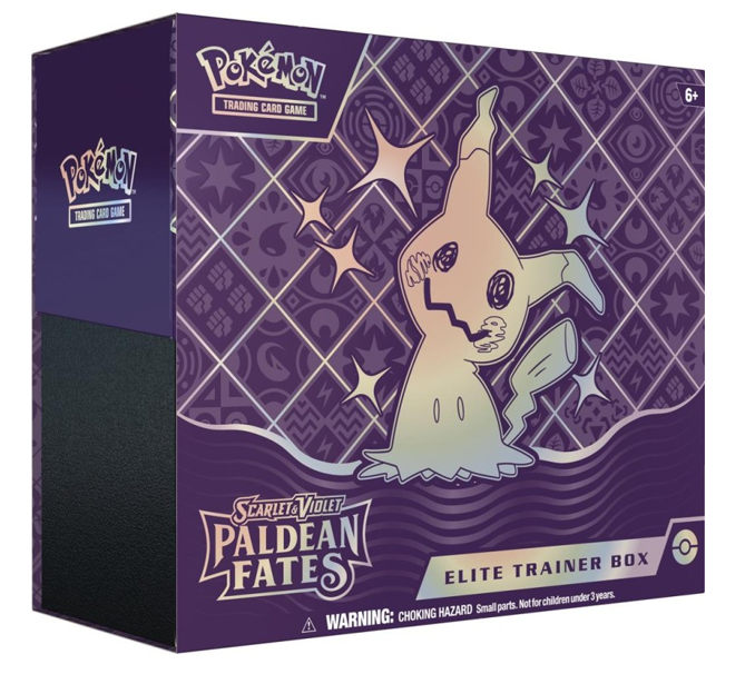 Pokémon Paldean Fates Elite Trainer Box — sealed product kopen bij Trading Card Gentlemen