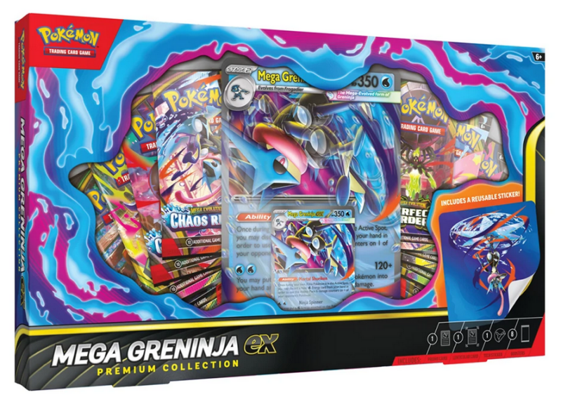 Pokémon Mega Greninja ex Premium Collection — sealed product kopen bij Trading Card Gentlemen