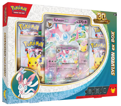 Pokémon 30th Celebration Sylveon ex Box — sealed product kopen bij Trading Card Gentlemen
