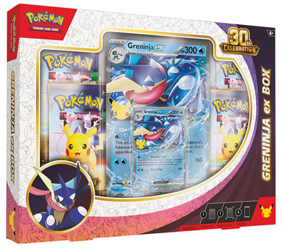 Pokémon 30th Celebration Greninja ex Box — sealed product kopen bij Trading Card Gentlemen