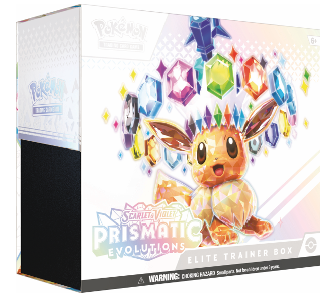Pokémon Prismatic Evolutions Elite Trainer Box — sealed product kopen bij Trading Card Gentlemen